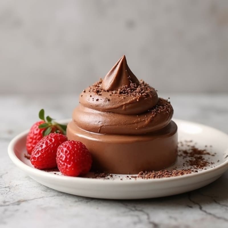 Chocolate Protein Mousse with Greek Yogurt