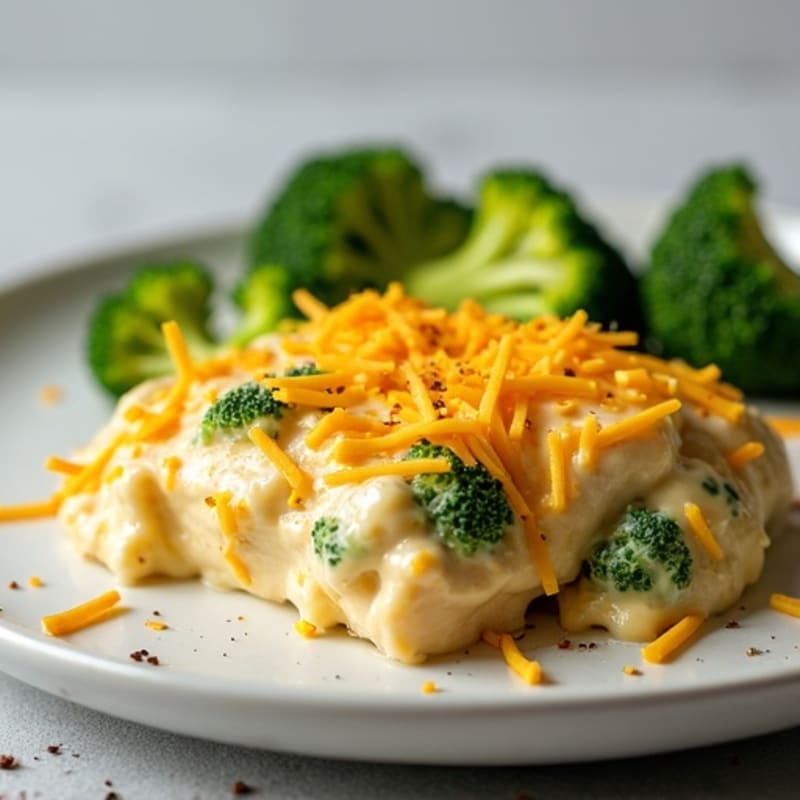Creamy Cheesy Chicken and Broccoli Bake