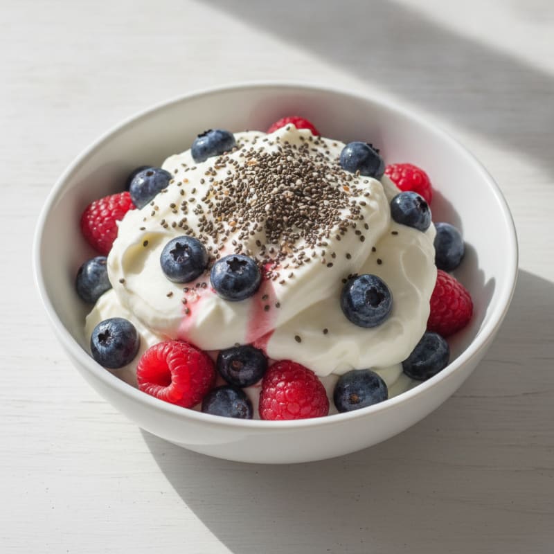 Creamy Greek Yogurt Protein Parfait with Berries