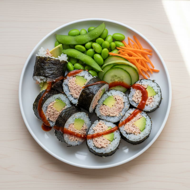 Zesty Tuna Avocado Sushi Rolls
