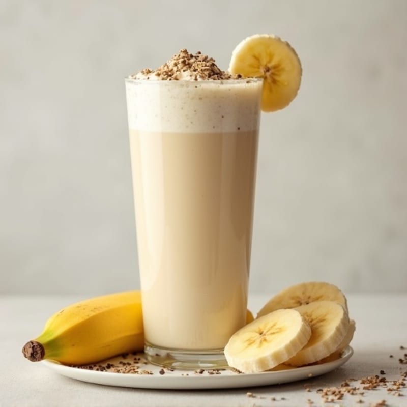 Healthy Creamy Vanilla Protein Shake