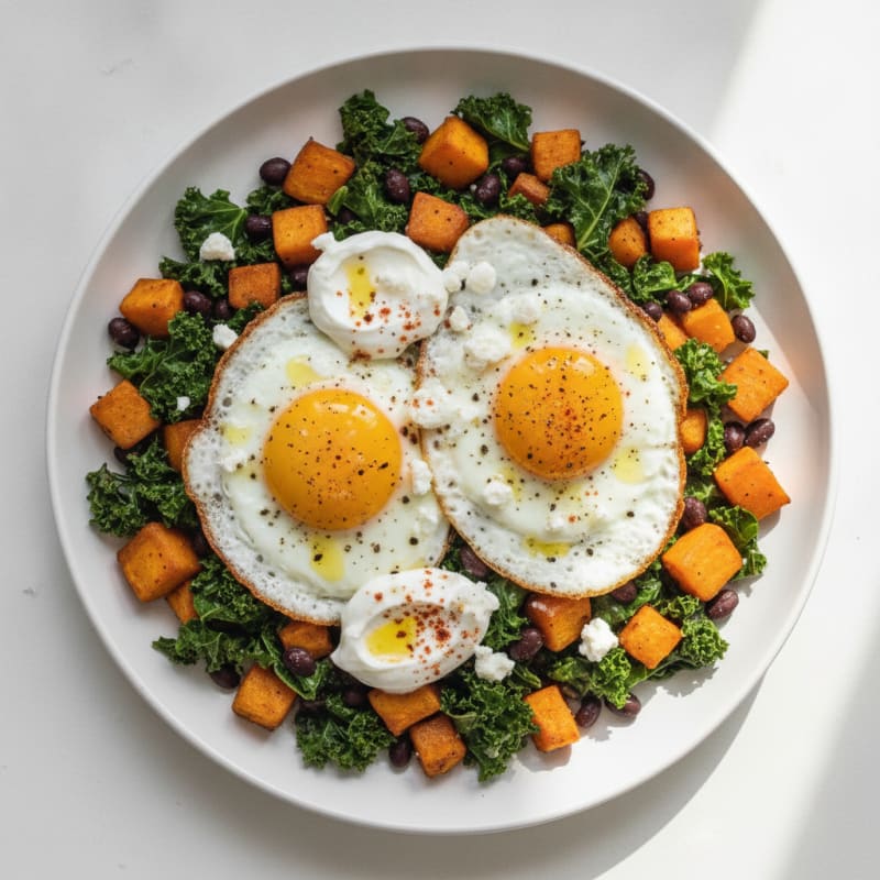 Sweet Potato and Kale Hash