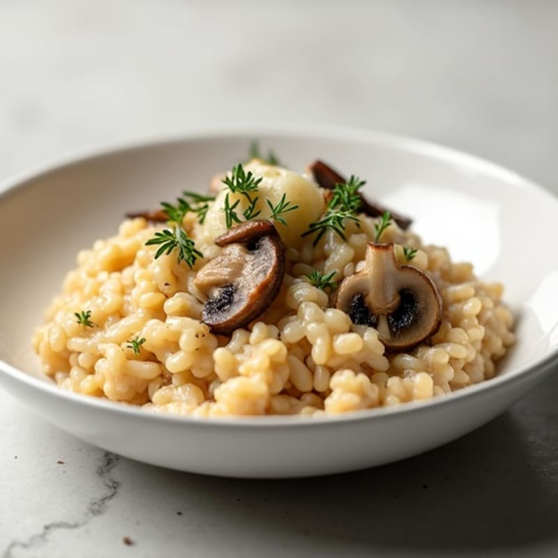 Wholesome Creamy Mushroom Risotto