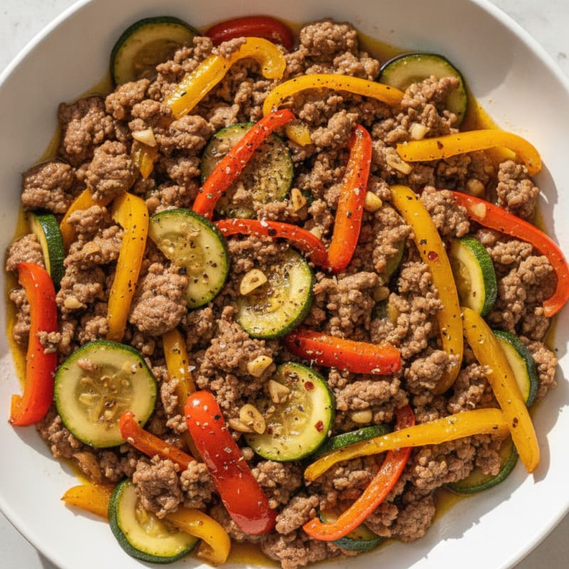 Savory Beef and Vegetable Skillet