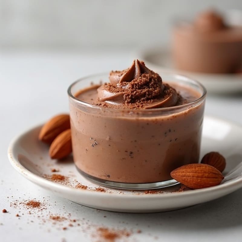 Silky Chocolate Protein Pudding with Greek Yogurt