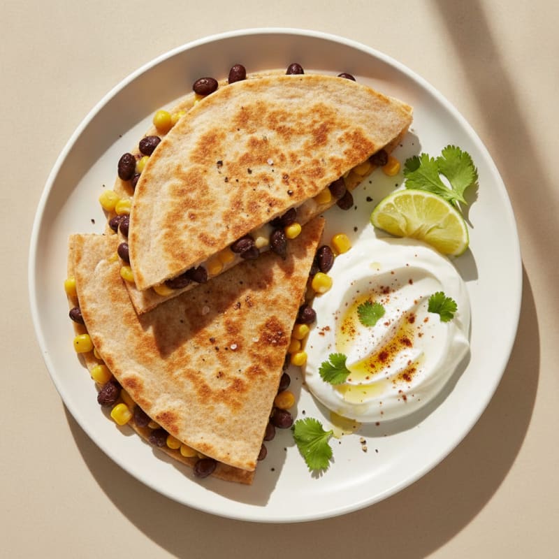 Black Bean and Corn Quesadillas