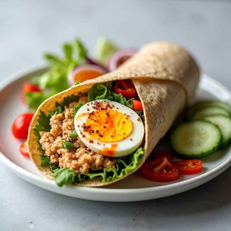 Fresh Spicy Tuna Wrap