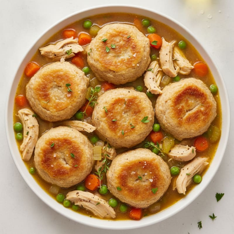 Homestyle Chicken and Herb Dumplings