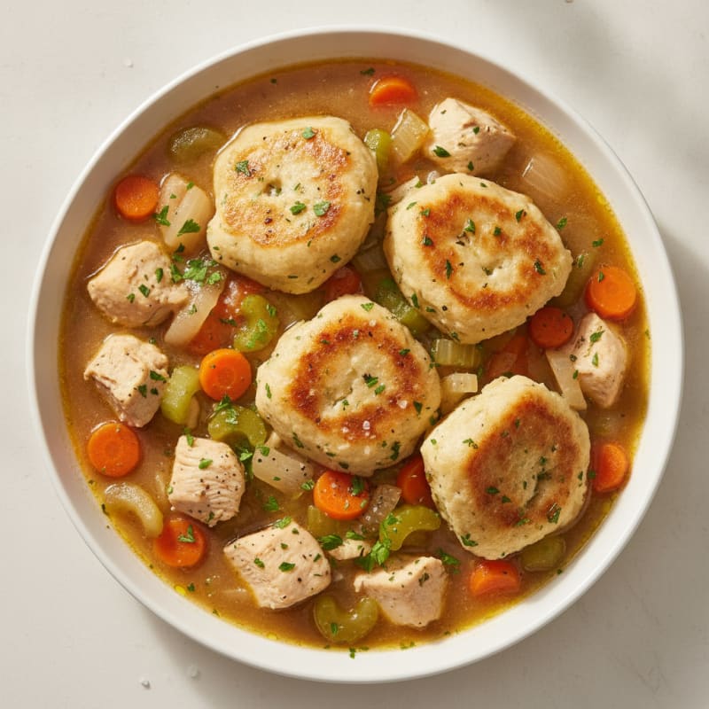 Homestyle Chicken and Herb Dumplings