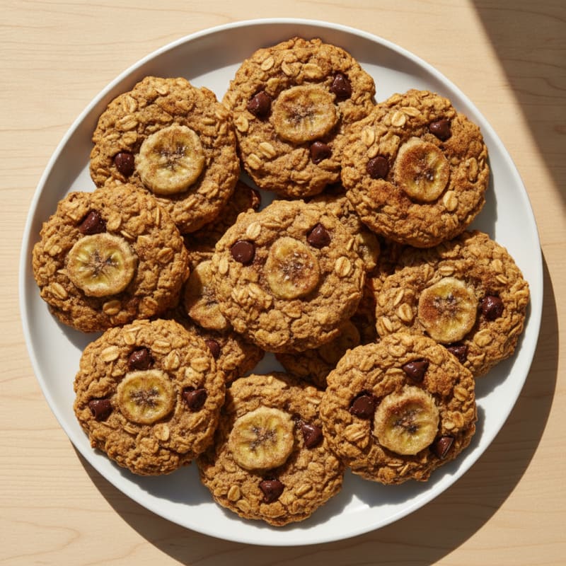 High-Protein Breakfast Oatmeal Chocolate Chip Cookies
