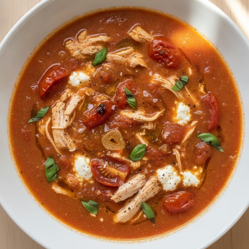 Roasted Tomato Basil Soup