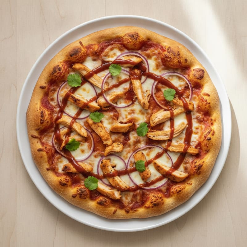 High-Protein BBQ Chicken Pizza