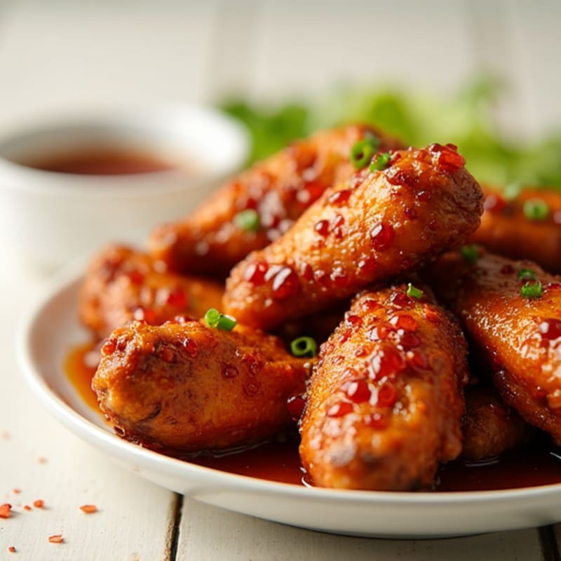 Crispy Honey Glazed Chicken Wings