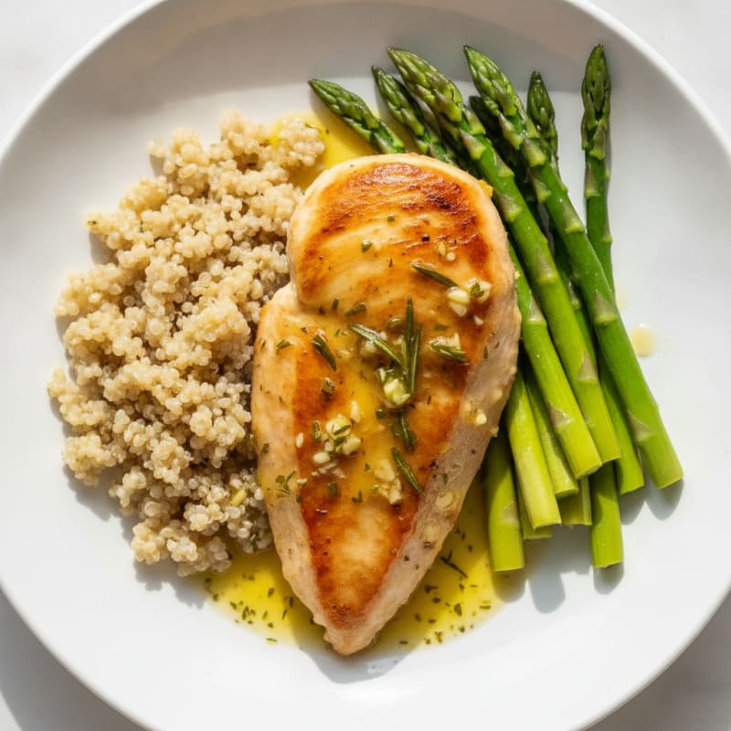 Pan-Seared Chicken with Lemon-Herb Sauce