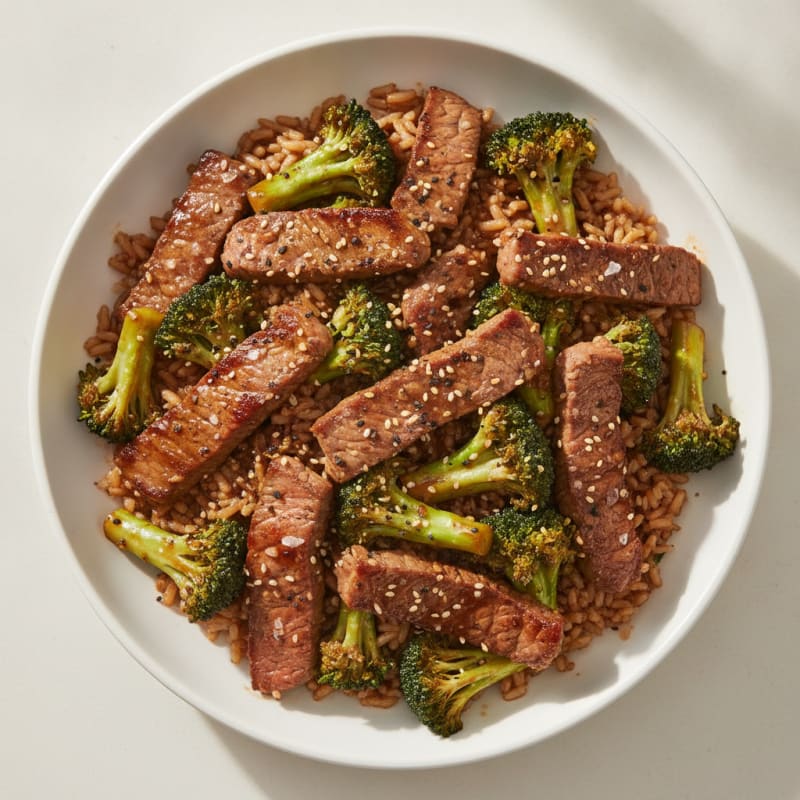 Sesame Beef and Broccoli Stir-Fry