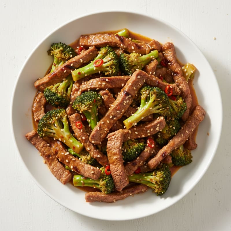 Sesame Beef and Broccoli Stir-Fry