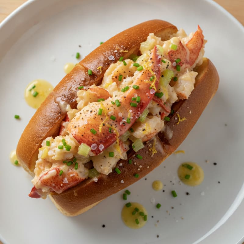 Maine Lobster Roll with Lemon Aioli