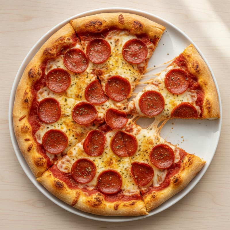 Stuffed Crust Pepperoni Pizza