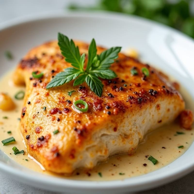 Lighter Creamy Spiced Chicken