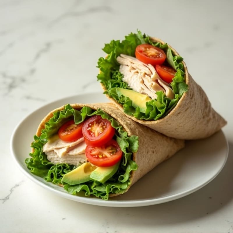 Fresh Turkey Avocado Wrap