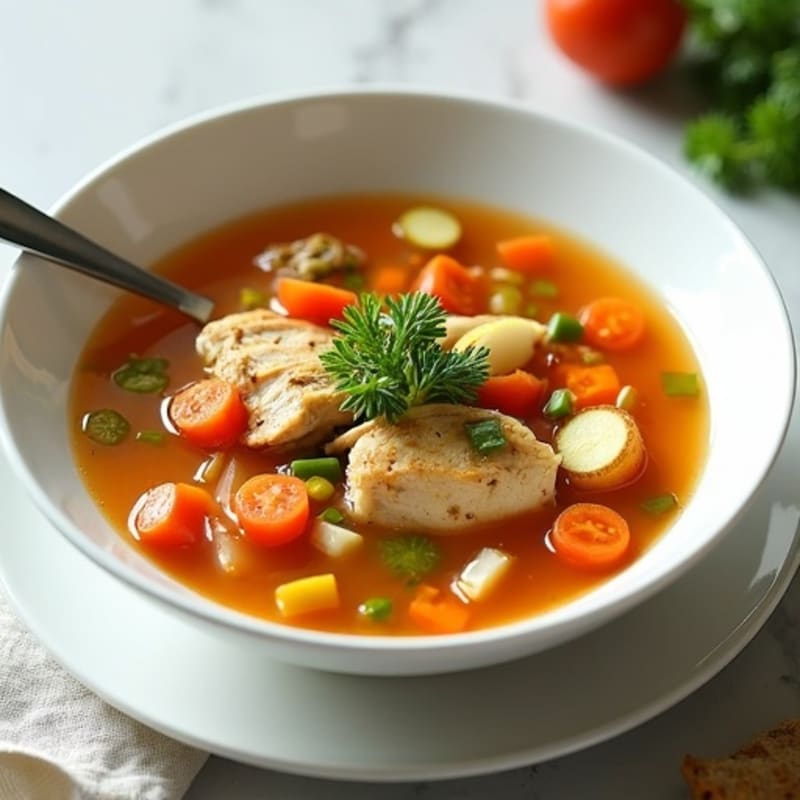 Hearty Chicken Vegetable Soup