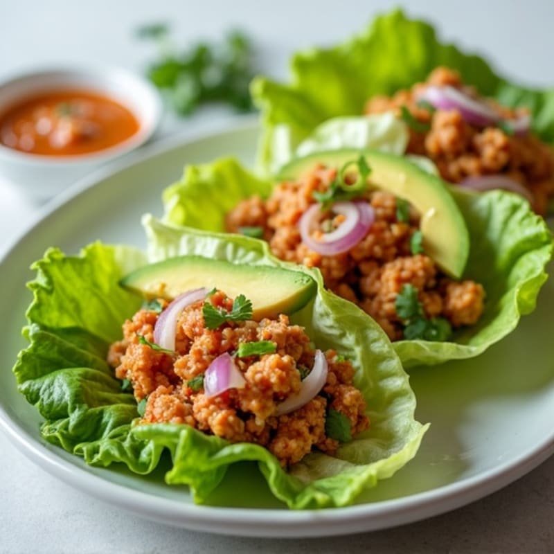 Spicy Tuna Fresh Lettuce Wraps