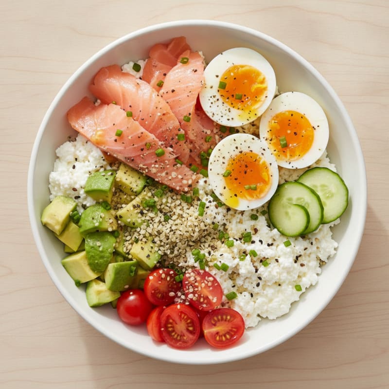 Savory Cottage Cheese Breakfast Bowl