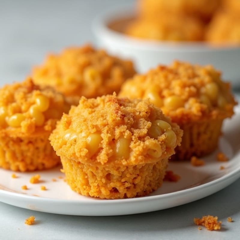 Crispy Baked Butternut Squash Mac and Cheese Bites