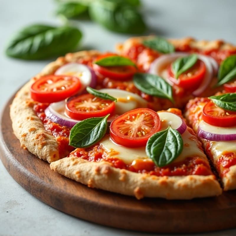 Crispy Chicken & Fresh Veggie Pizza