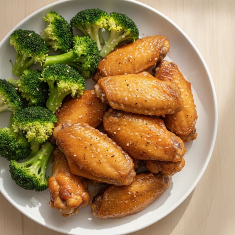 Honey-Garlic Baked Chicken Wings