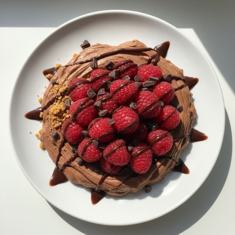 Silky Protein Chocolate Berry Mousse