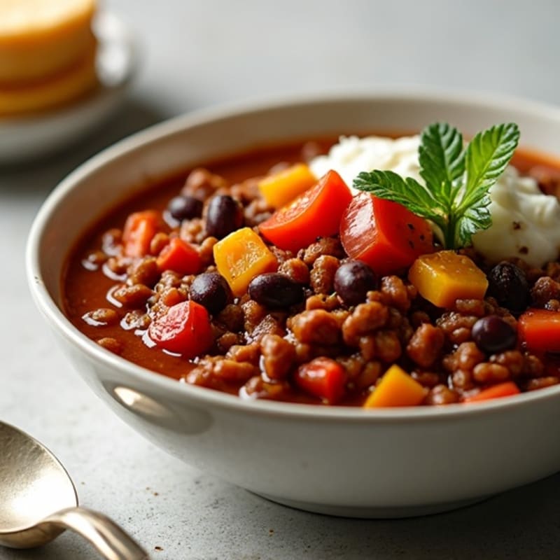 Hearty Lean Beef and Bean Chili