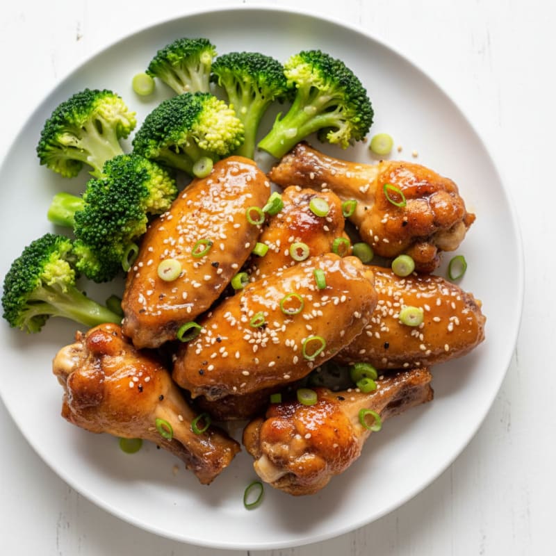 Honey-Garlic Glazed Chicken Wings