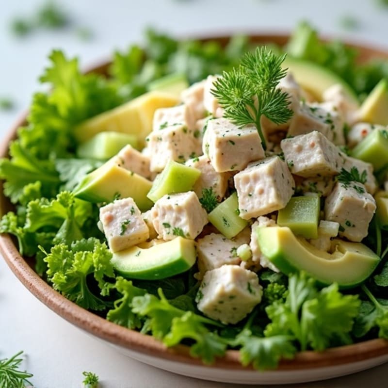 Creamy Herb Tuna Salad with Fresh Greens