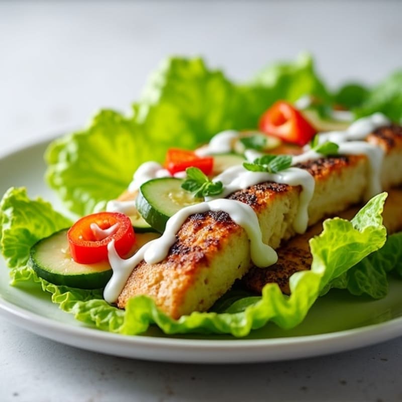 Herb-Grilled Chicken Lettuce Wrap