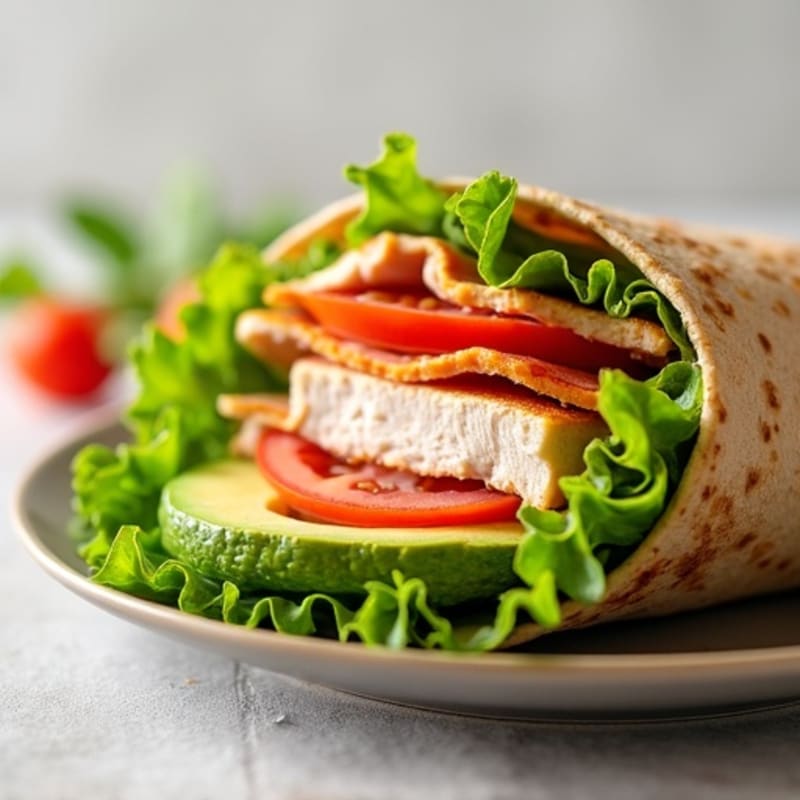 Fresh Turkey Avocado Wrap