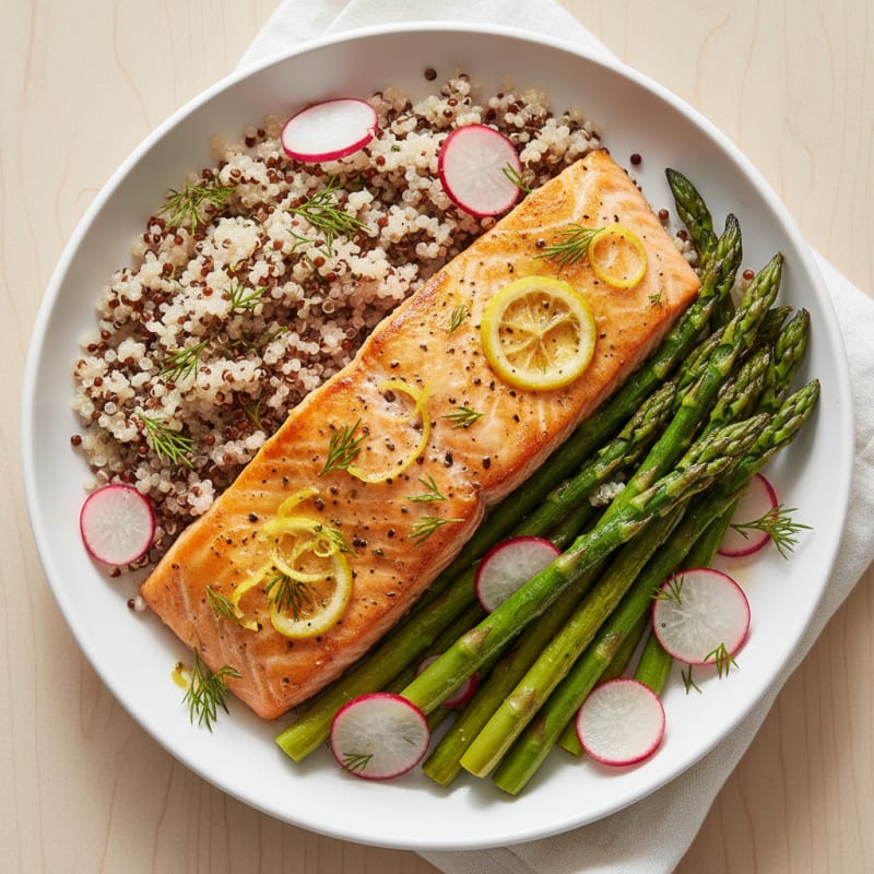 Golden Lemon-Herb Grilled Salmon