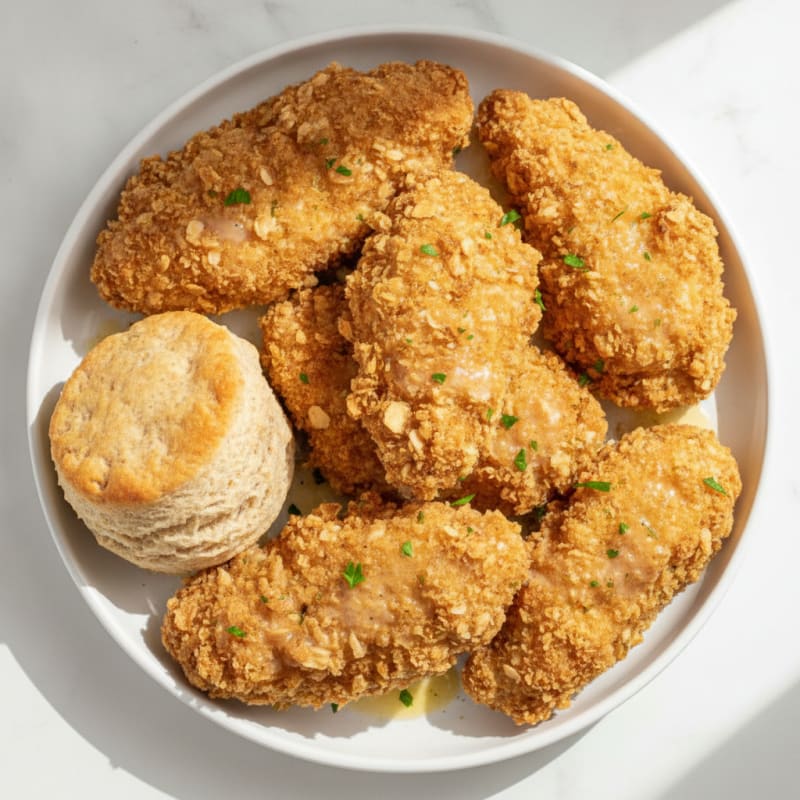 Buttermilk Fried Chicken and Biscuits