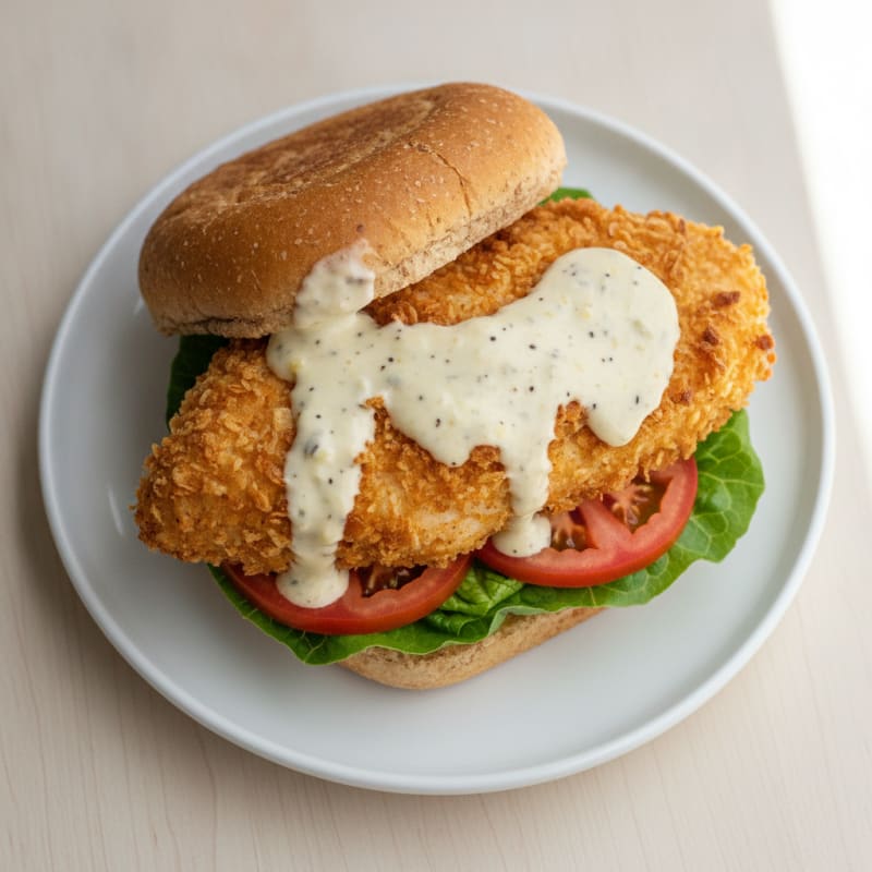 Crispy Buttermilk-Style Chicken Sandwich