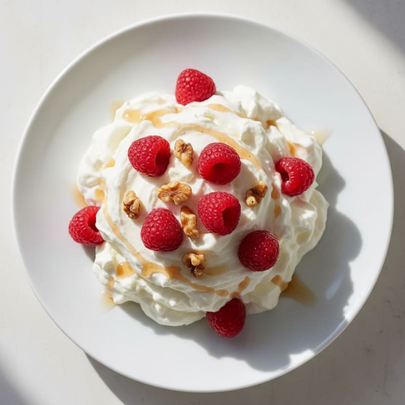 Greek Yogurt Protein Mousse with Berries