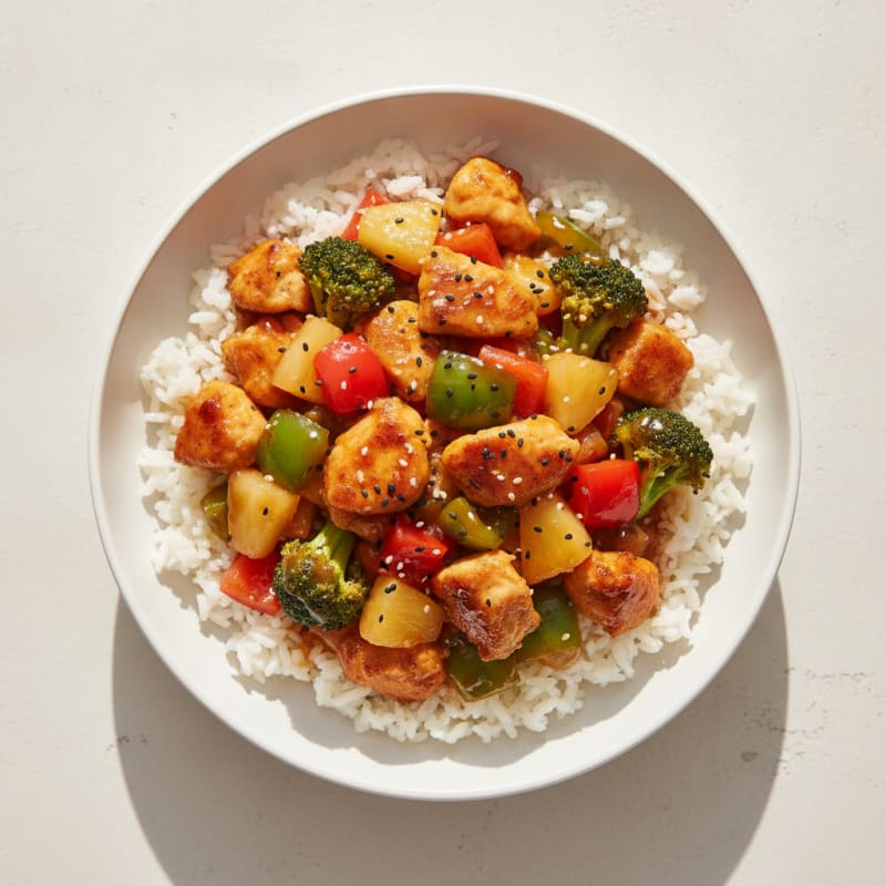 Sweet and Sour Chicken Stir-Fry