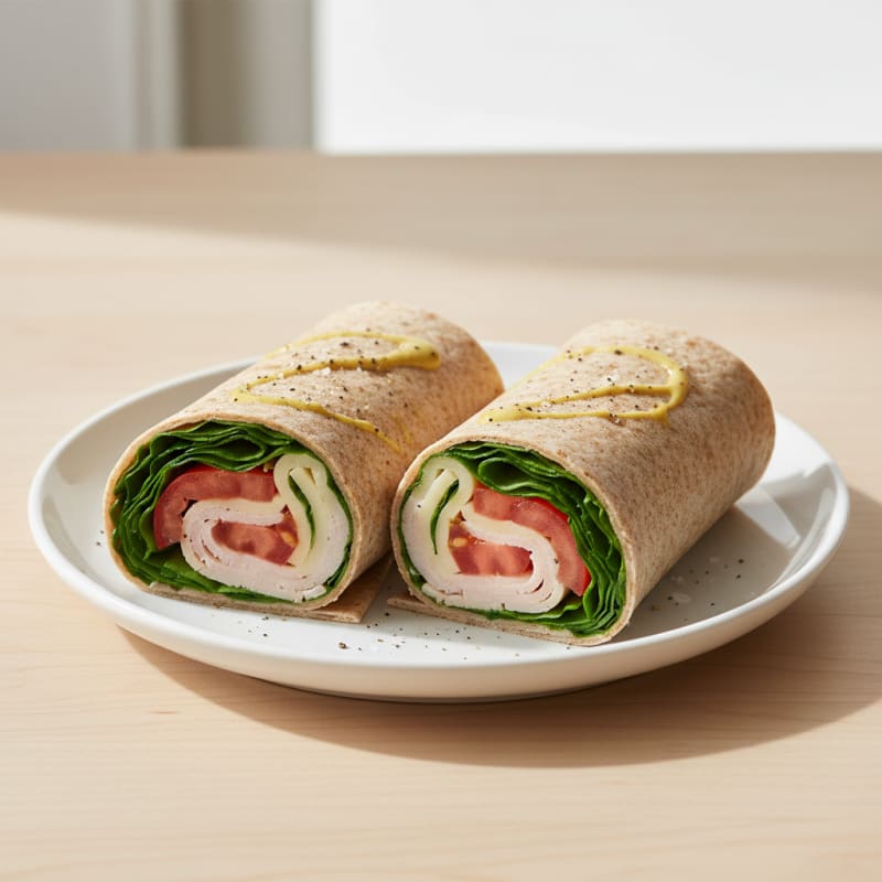 Tender Turkey and Provolone Wraps