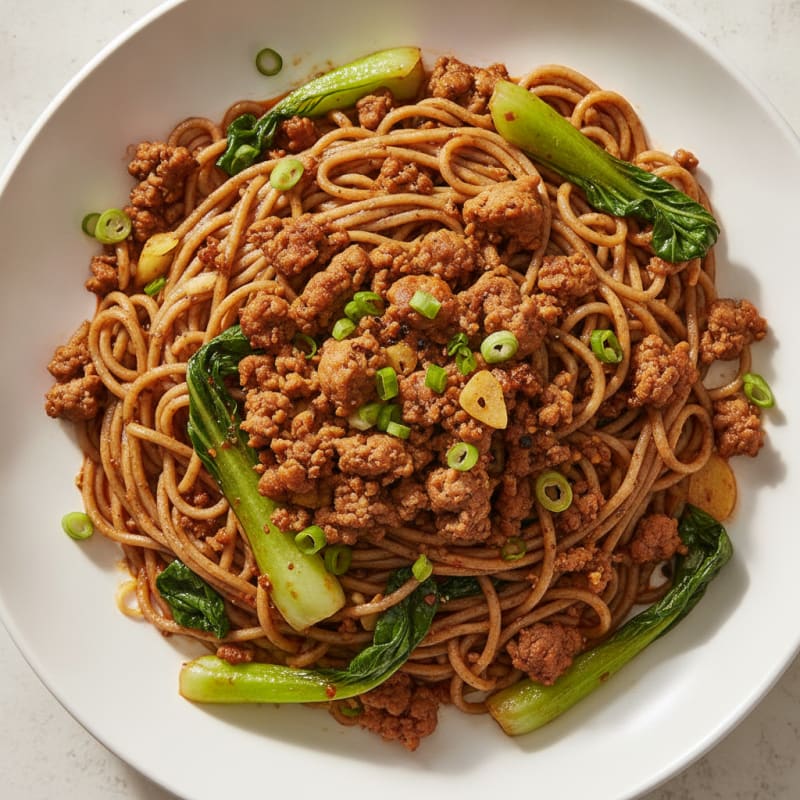 Sichuan Chili Pork Dan Dan Noodles