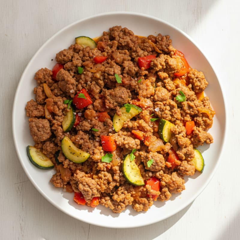 Savory Beef Mince Skillet