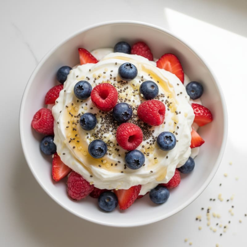 Berry Chia Seed Yogurt Parfait