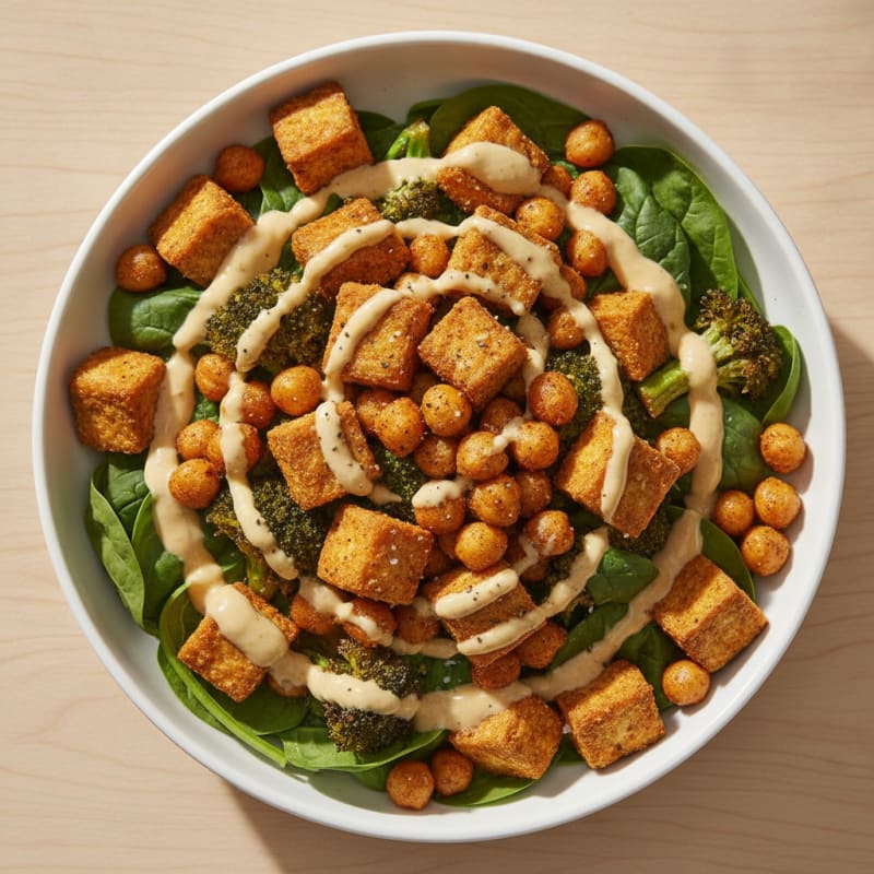 Roasted Chickpea & Veggie Buddha Bowl