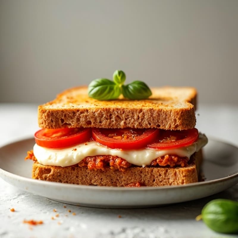 Fresh Mozzarella and Tomato Pesto Melt