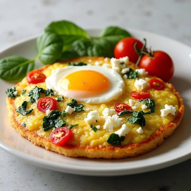 Fluffy Egg and Roasted Vegetable Frittata