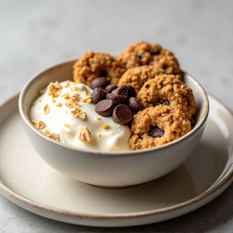 Creamy High-Protein Cookie Dough Bowl