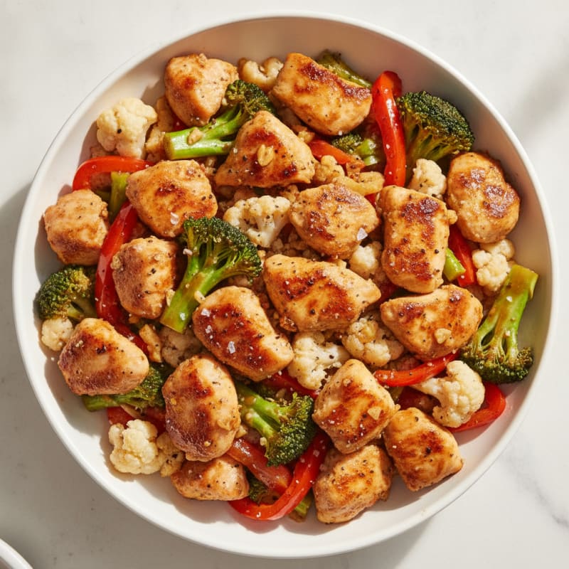 Savory Chicken and Vegetable Bowl